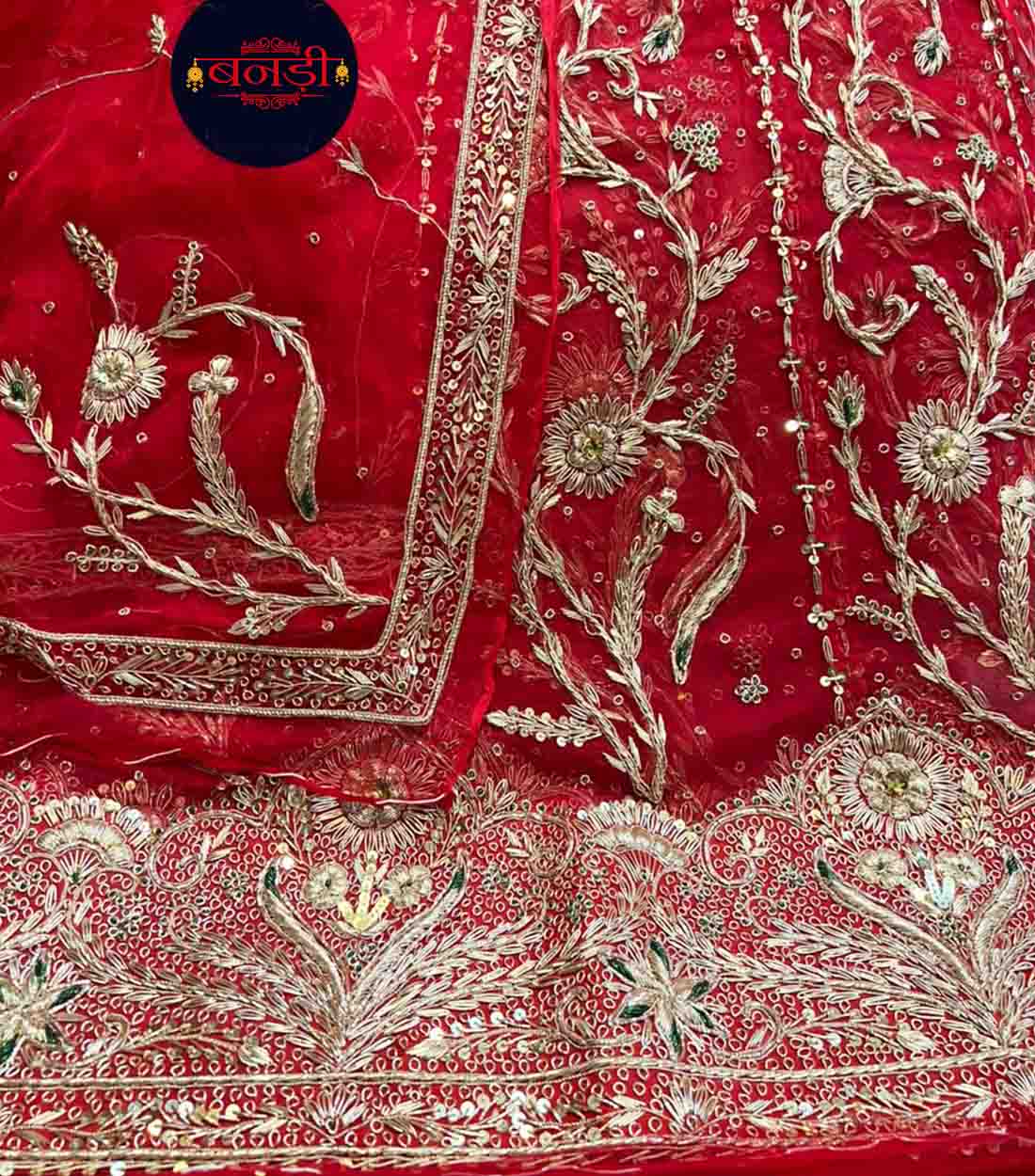 rajputi bridal poshak