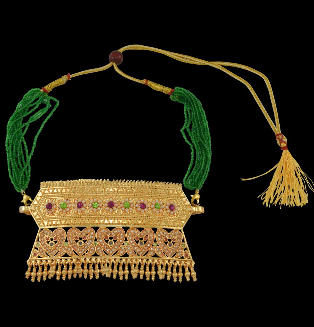 Green Royal Traditional Tediyaa and Timaniyaa Set