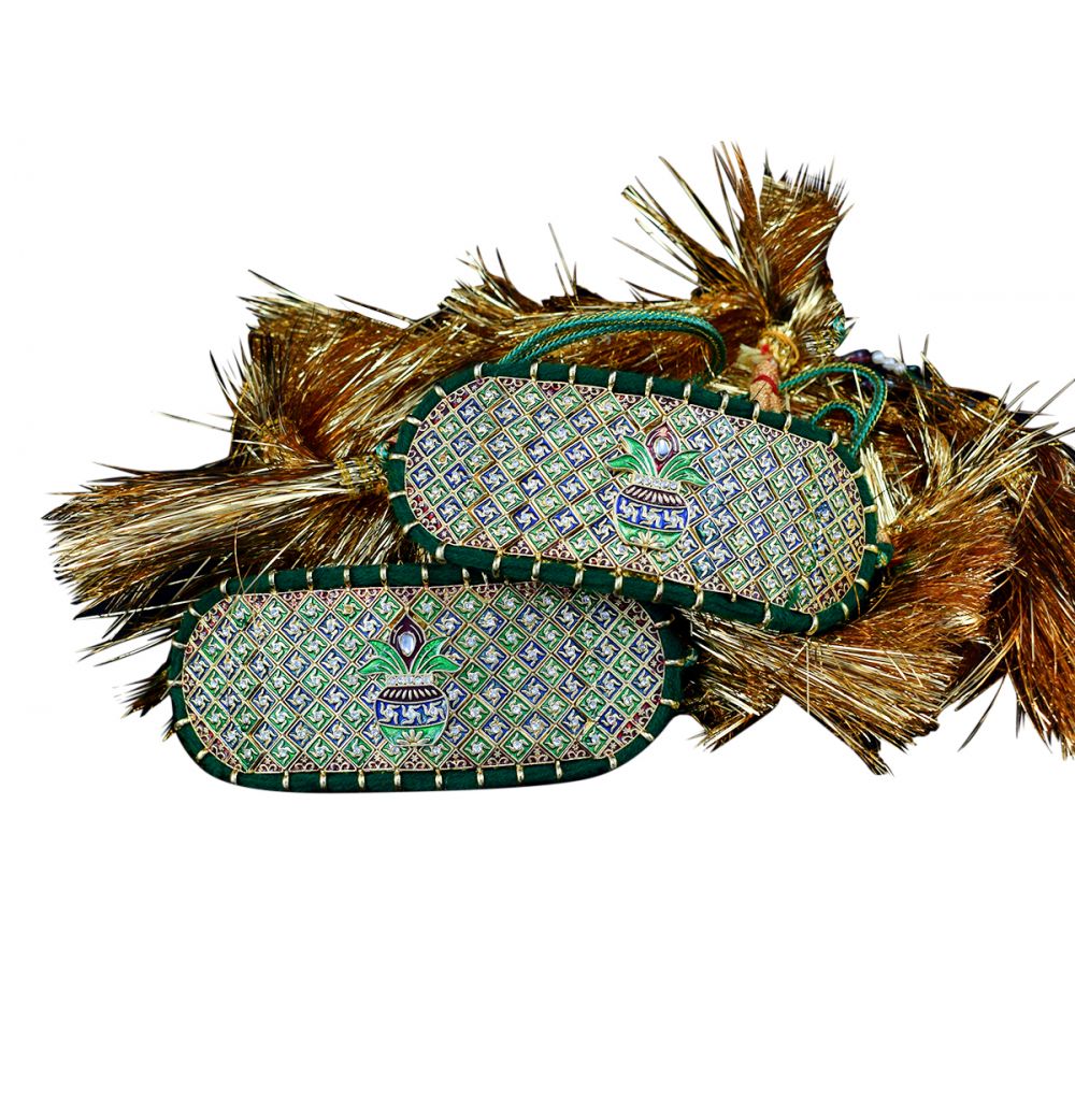 Green Shade Baju Band in Kalash Design