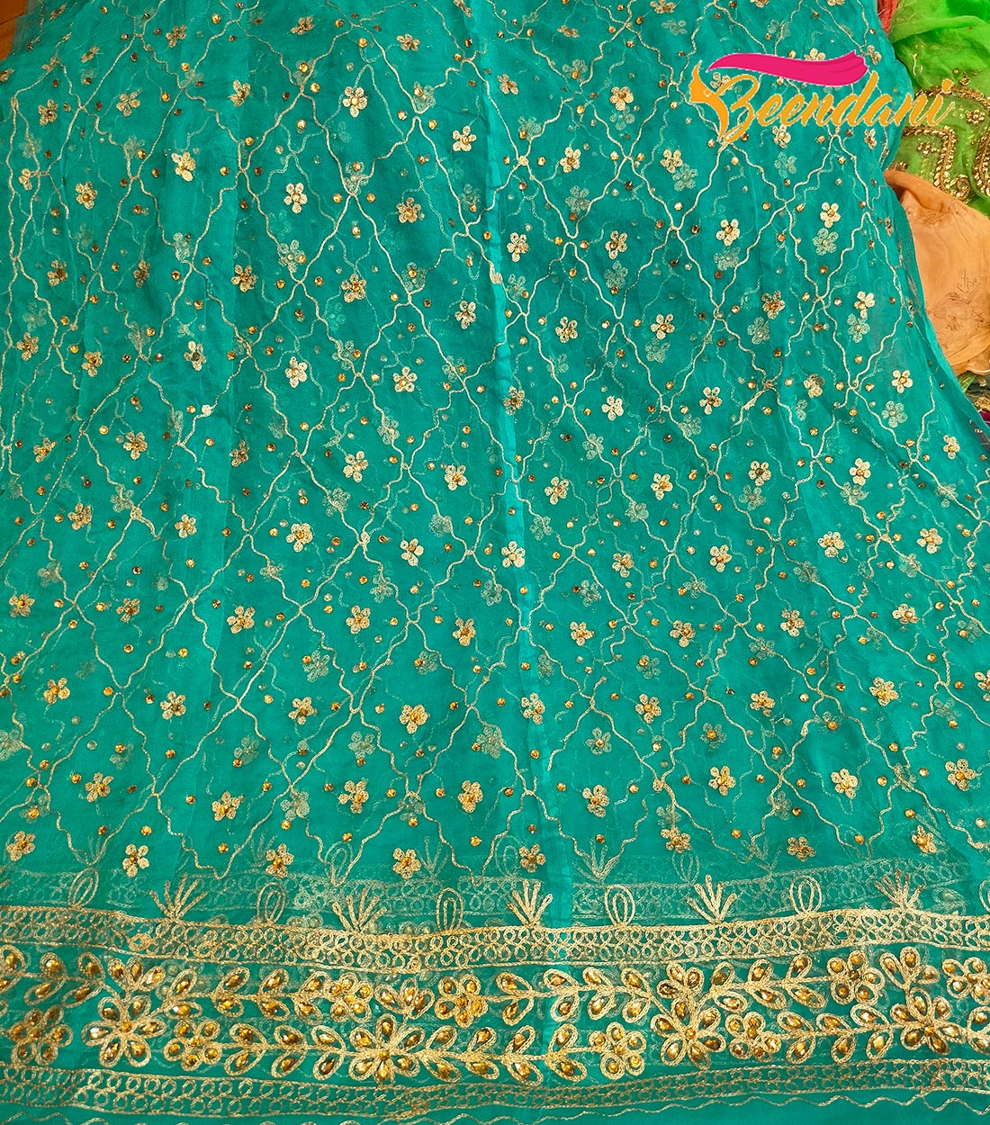 firoji blue color poshak