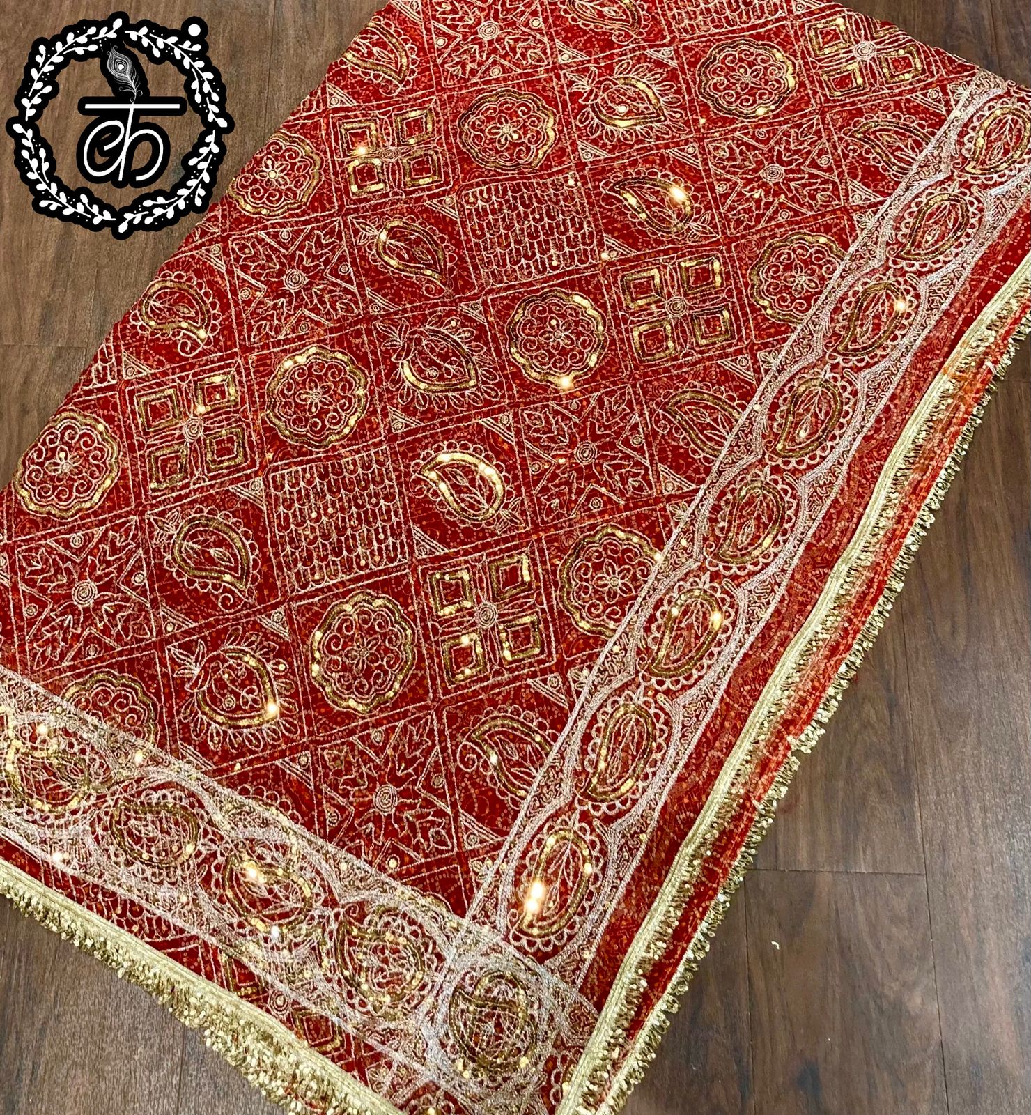 Odhani-Heavy Bandhani Poshak