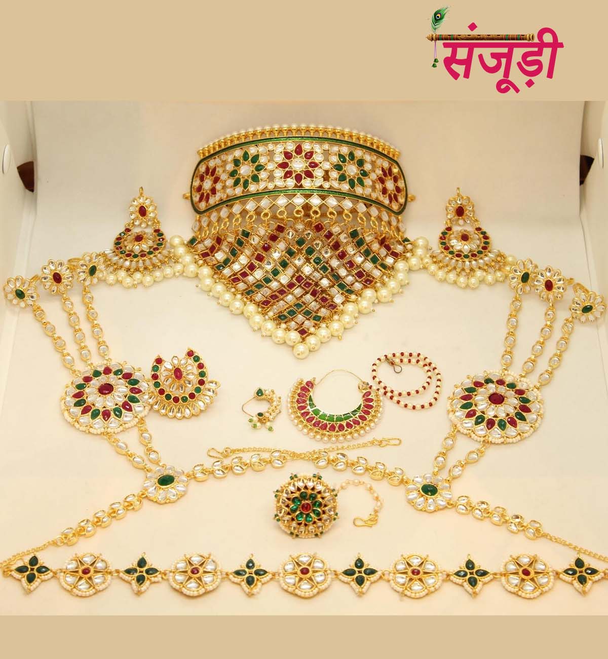 Rajasthani Jewellery Set Aad