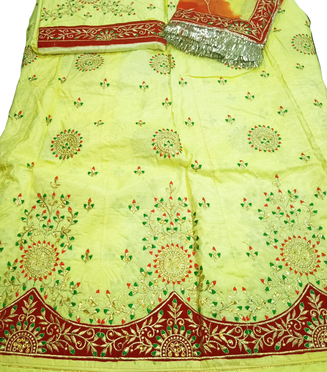 Yellow Upada Poshak