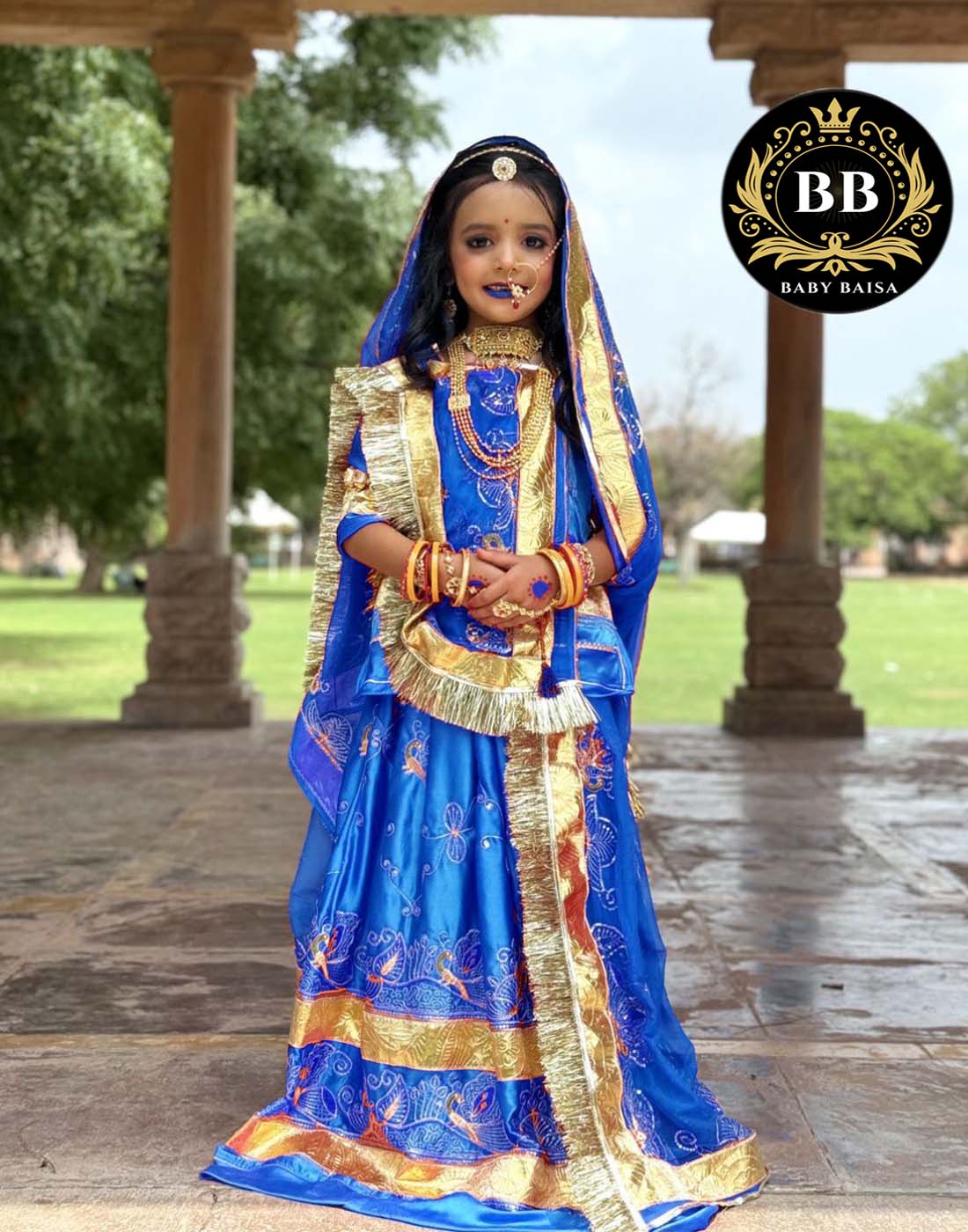Beendani Blue Color Boutique Poshak of 2025