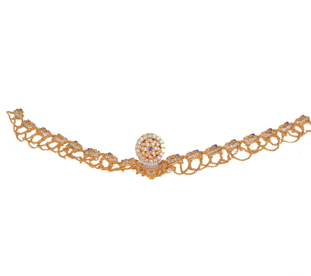 Rajasthani Traditional Rakdi Set in American Diamonds