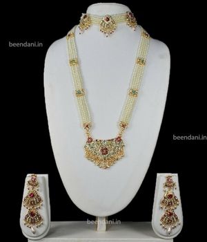 Rajputi Full Moti Choker and Long Rani Haar