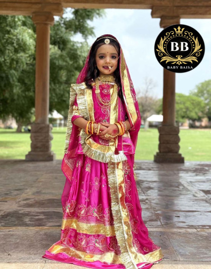 beendani dark pink color kids boutique poshak of 2025