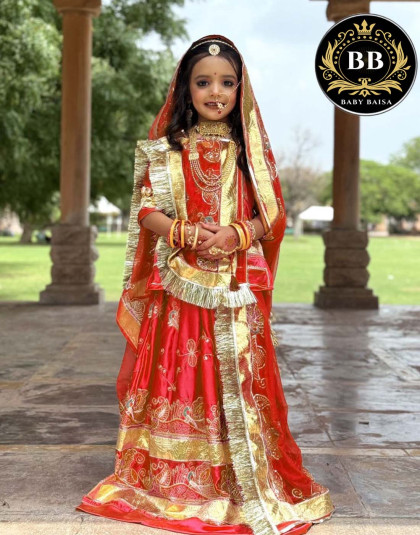 beendani red color kids boutique poshak of 2025