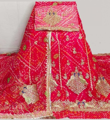 Bandhani Poshak and Chunri Bandhej 