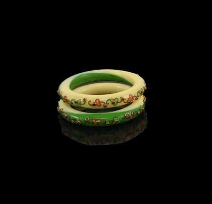 marwadi bangles with double color