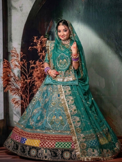 rajwadi dress ladies Rajputi Poshak and Rajasthani Poshaks Online at Beendani SCH006835